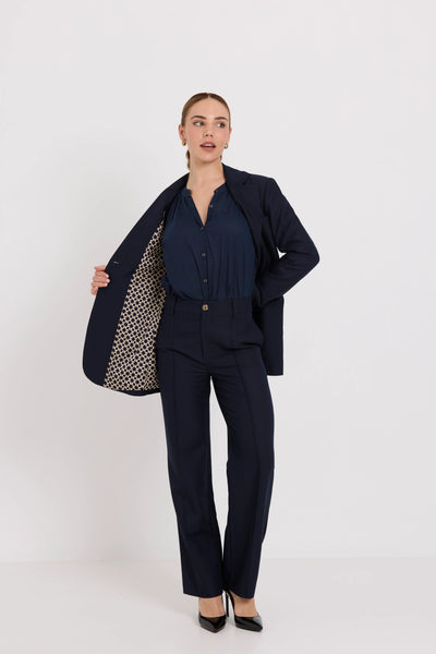 Tuesday : Base Pants. Navy Suiting