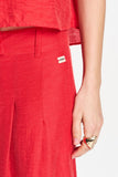 POM: PANTS Bloom Red