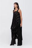 Taylor: DIVERGE DRESS - BLACK TASSEL