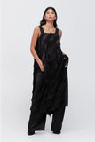 Taylor: DIVERGE DRESS - BLACK TASSEL