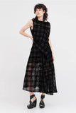 Taylor: Edifice Dress - Black Check