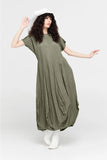 Talor: Lapse Dress - Moss Green