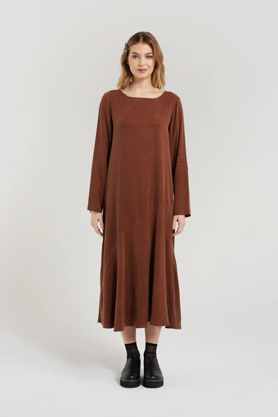 Florence Dress : Cocoa .