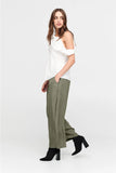 Taylor: Washed Edifice Pant - Moss Green