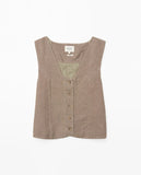 YERSE:  100% LINEN VEST