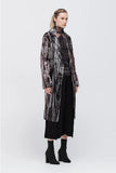 Taylor: ENSEMBLE COAT - TENSEGRITY PRINT