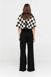 Taylor: Accent Jacket - Black/Chalk
