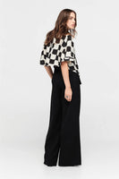 Taylor: Accent Jacket - Black/Chalk