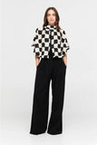 Taylor: Accent Jacket - Black/Chalk