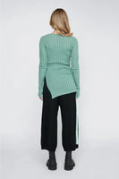 Taylor: Rounded Veneer Tunic. Mineral.