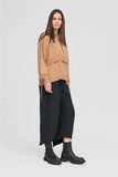 Recline by Taylor: Stitched Article Sweater - Toffee/Black