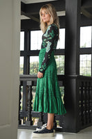 Trelise Cooper : Scunchie Bar Skirt. Green.