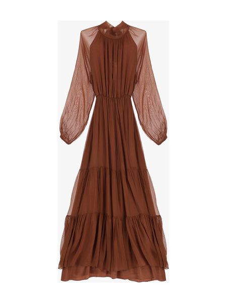 Dixie: Abito Dress. Mocha