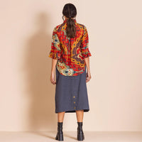 Megan Salmon: Carpet Amadeus Shirt.
