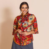 Megan Salmon: Carpet Amadeus Shirt.