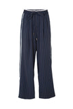 Cooper: Leg Of Mercy Pant. Navy Pinstripe.