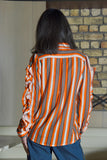Cooper: Low Blows Shirt. Orange Stripe.
