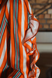Cooper: Low Blows Shirt. Orange Stripe.
