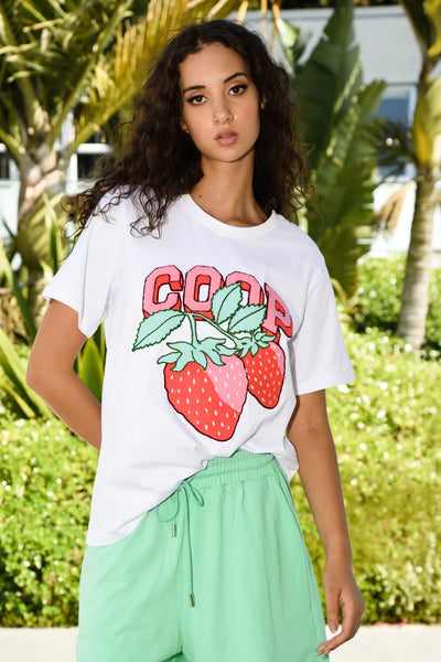 Coop: Berry Nice T-Shirt. White