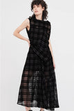 Taylor: Edifice Dress - Black Check
