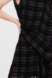Taylor: Edifice Dress - Black Check
