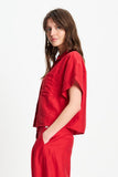 POM:BLOUSE Bloom Red
