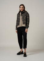 Madly Sweetly: Plaidwork Jacket. Charcoal Check