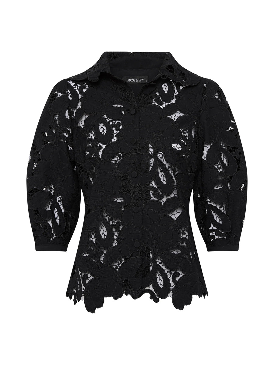 Moss & Spy: Monte Carlo Shirt - Black – Willow Fashion Boutique