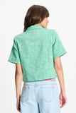 POM: cropped blazer
