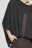 Taylor 10 Pieces: Opposing Tee - Washed Black/Pinecone