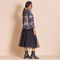 Megan Salmon: Parrot Knit Box Jumper.