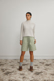 Standard Issue: Merino Stippling Sweater. Alabaster
