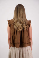 Briarwood: Skye Top. Tan.