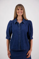 Briarwood: Syd Top. Denim.