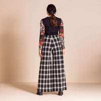 Megan Salmon: Tartan Bell Trouser.
