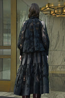 Trelise Cooper: Tier Diary Skirt. Black.