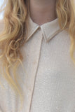 Trelise Cooper : Insta -Glam Ready Shirt. Oyster. On sale was $549.00