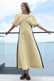 TRELISE COOPER: Leading Lady Dress. Sand.