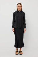 Tuesday: Miller Top. Black Satin.