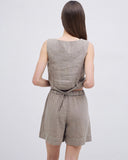 YERSE:  100% LINEN VEST