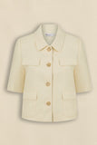 Zoe Kratzmann: juncture jacket alabaster