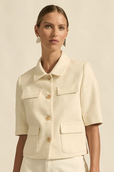 Zoe Kratzmann: juncture jacket alabaster