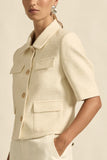 Zoe Kratzmann: juncture jacket alabaster