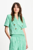 POM: cropped blazer