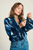 Pom: Blouse - Feathers Blue